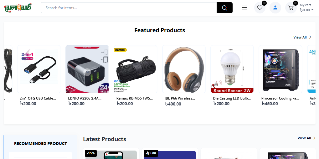 Laravel eCommerce Web V2